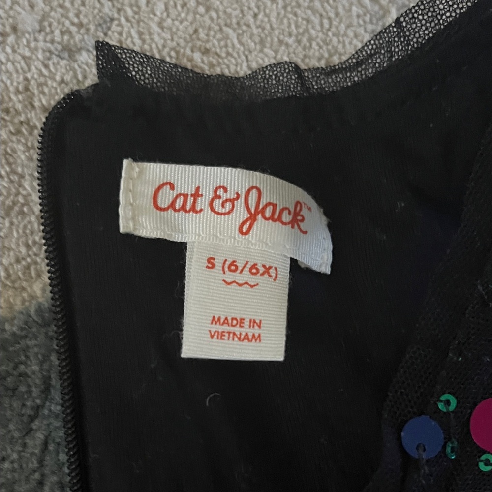 Cat & Jack Multicolor Sequin Kids Formal Dress - Picture 2 of 5